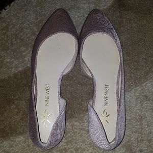 Used Nine West Suede Flats